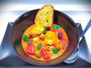 Una foto di zuppa di cereali