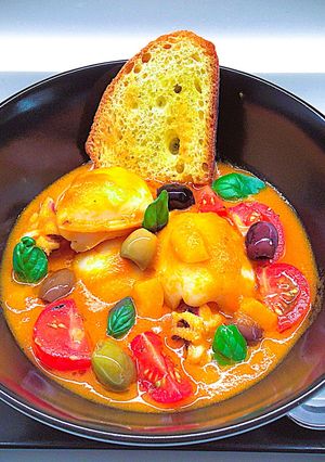 Foto di Zuppetta di Seppioline alla Mediterranea alla Mia Maniera