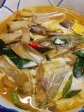 แกงกะทิปลาใส่หยวกกล้วย