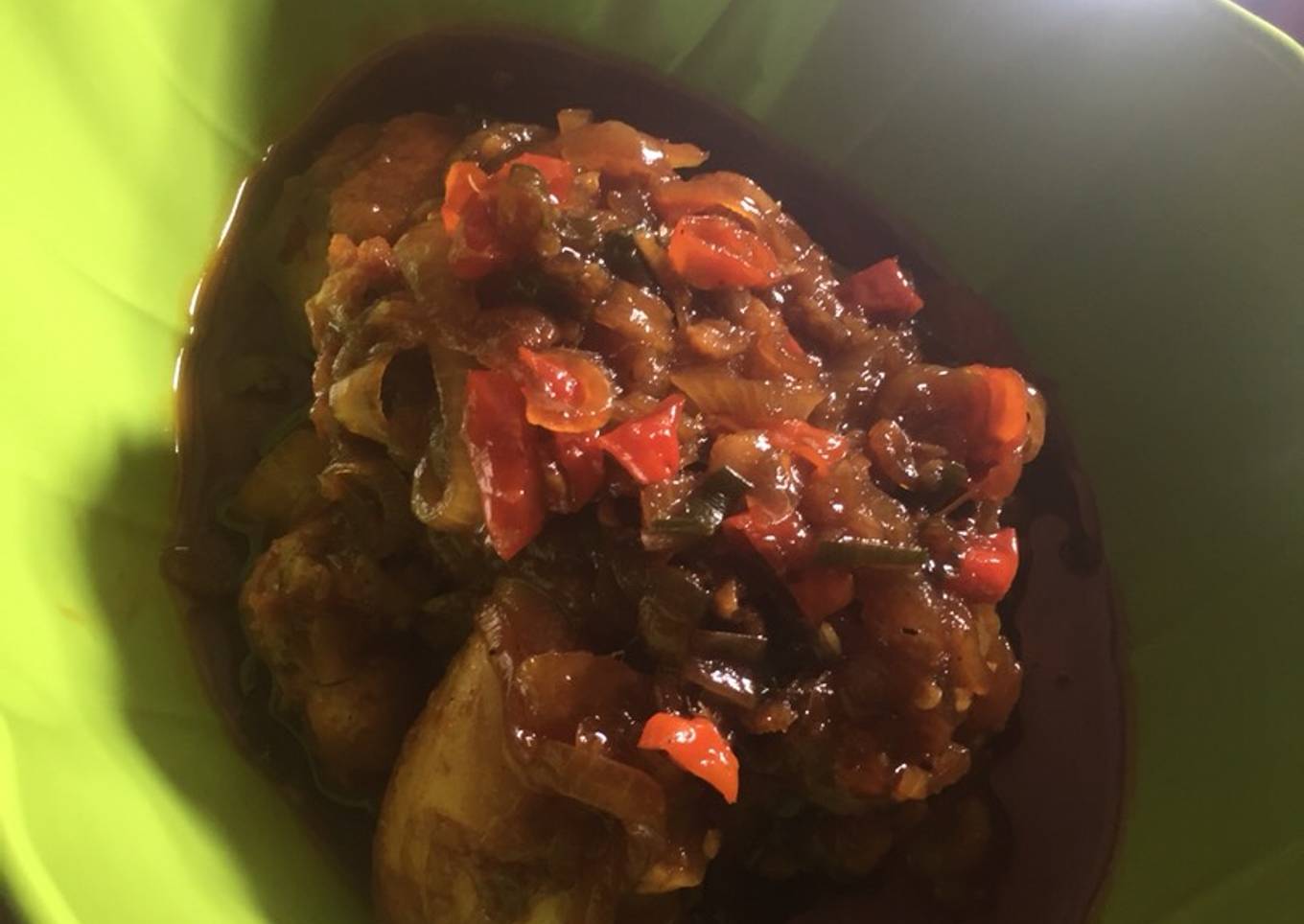 Ayam Rica - Rica Pedas Manis