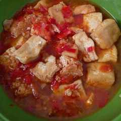 Tahu Goreng Kuah Pedas Sederhana রেসিপির প্রধান ছবি