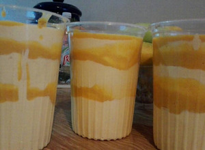 Una foto de Helado cremoso de mango
