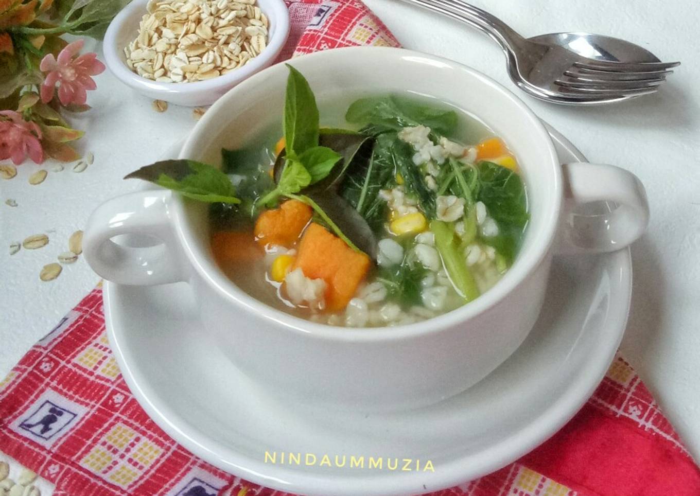 Bubur Oat Sayuran