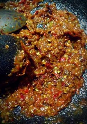 Foto resep Sambal trasi ala mertua