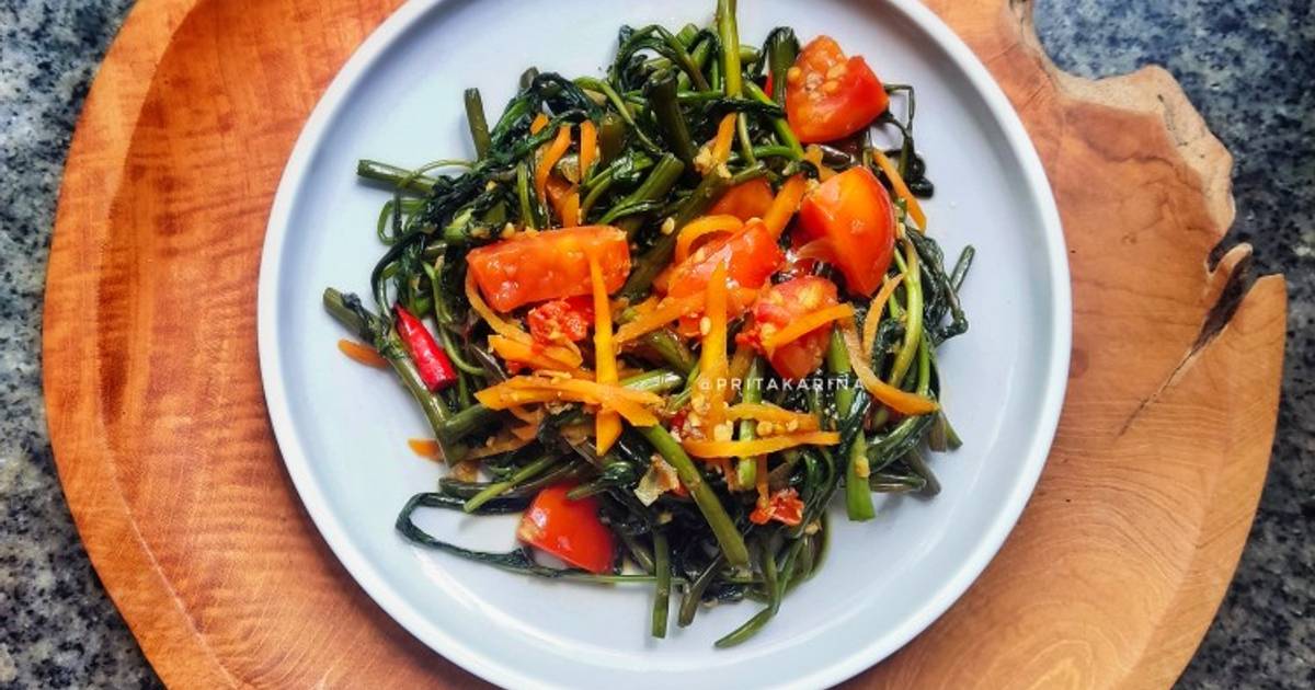 Resep Tumis Kangkung Terasi Oleh Prita Karina Cookpad