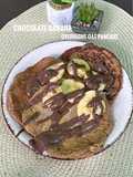 Chocolate Banana Overnight Oat Pancake