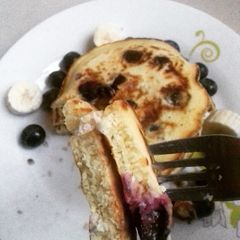 A picture of Sugar Free Blueberry Pancakes.
