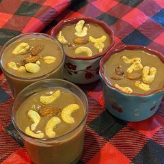 A picture of Choco pumpkin mousse.