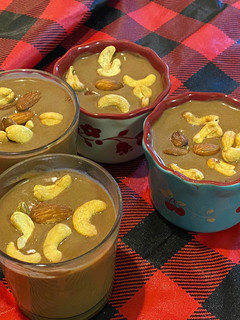 A picture of Choco pumpkin mousse.