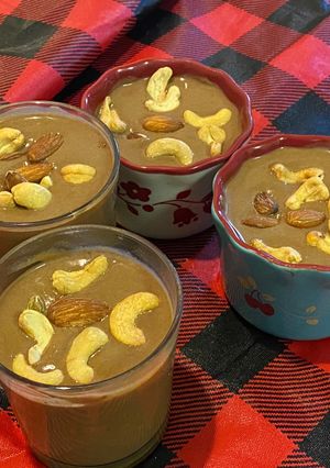 A picture of Choco pumpkin mousse.
