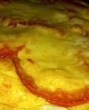 Tarta de atún y queso muzarella