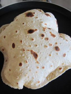 A picture of Chapathi/Roti - Soft version.