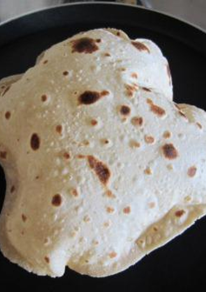 A picture of Chapathi/Roti - Soft version.