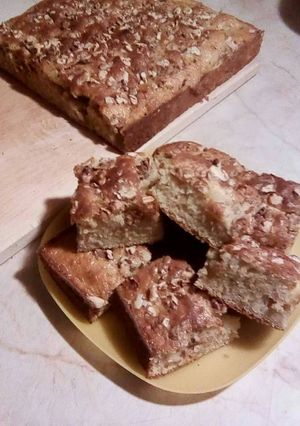 Almás-diós-fahéjas sütemény recept fotója