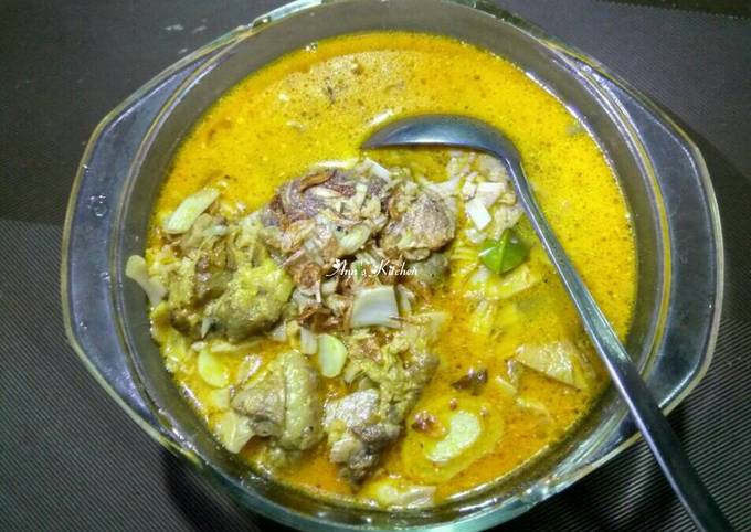 Cara Buat Gulai Tetelan Sayur Nangka Muda Enak