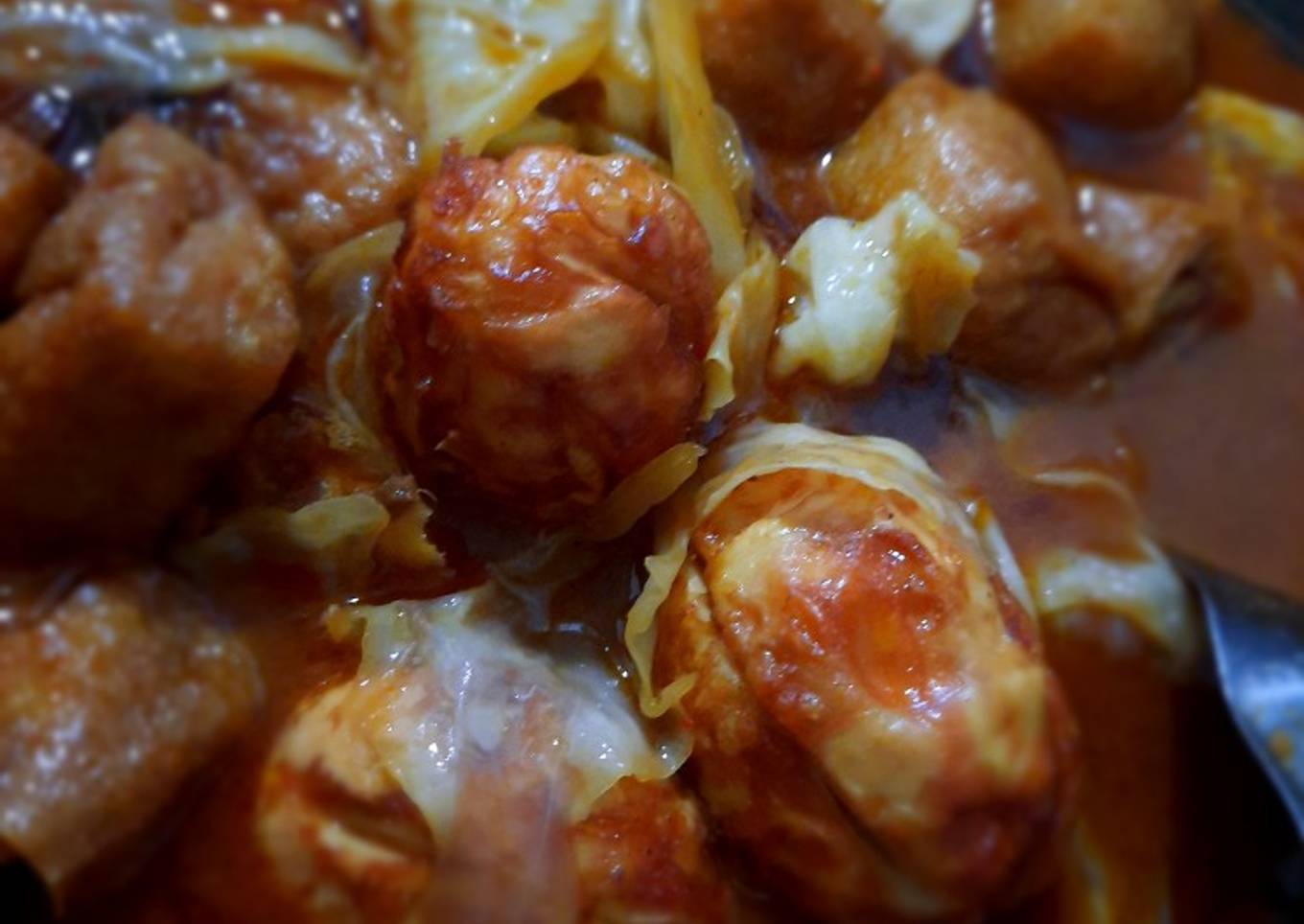 Semur telor dan tahu