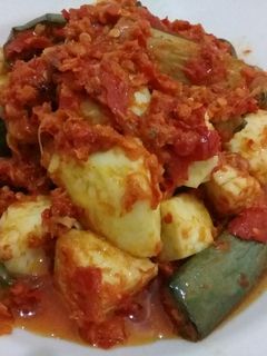 Foto resep Balado terong putih telur