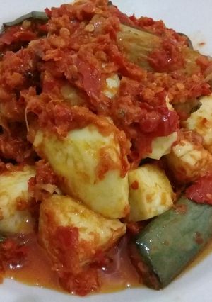 Foto resep Balado terong putih telur