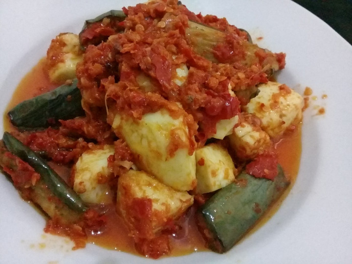 Bagaimana Menyiapkan Balado terong putih telur Anti Gagal