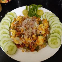 A picture of Boiled egg bhurji.