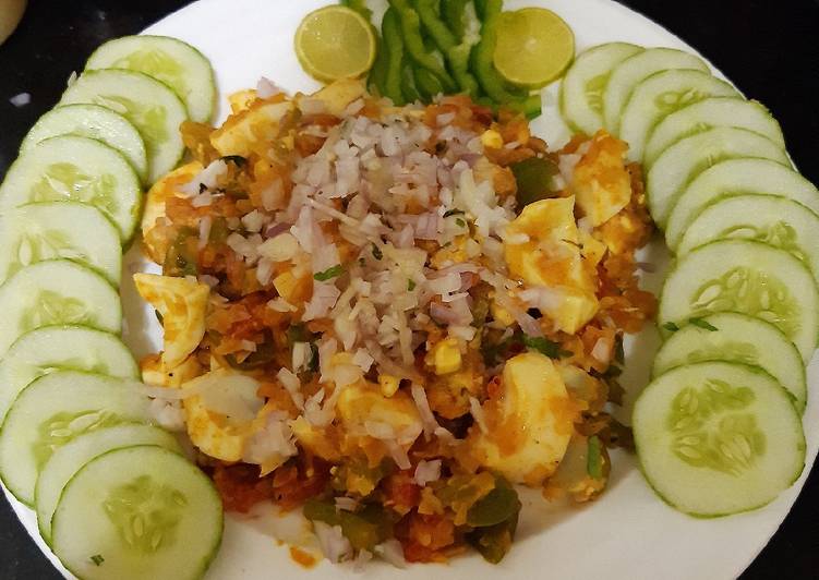 Boiled egg bhurji