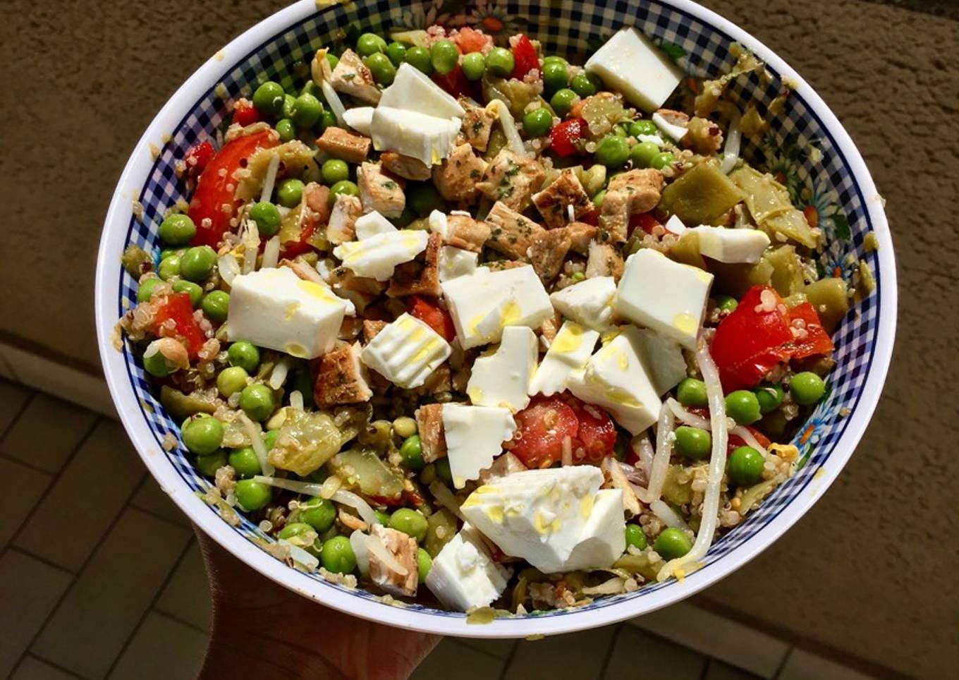 Ensalada templada completa