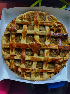 Una foto de Pie de manzana