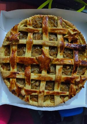 Una foto de Pie de manzana