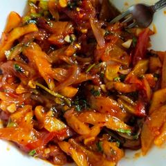 A picture of Honey chilli potato.