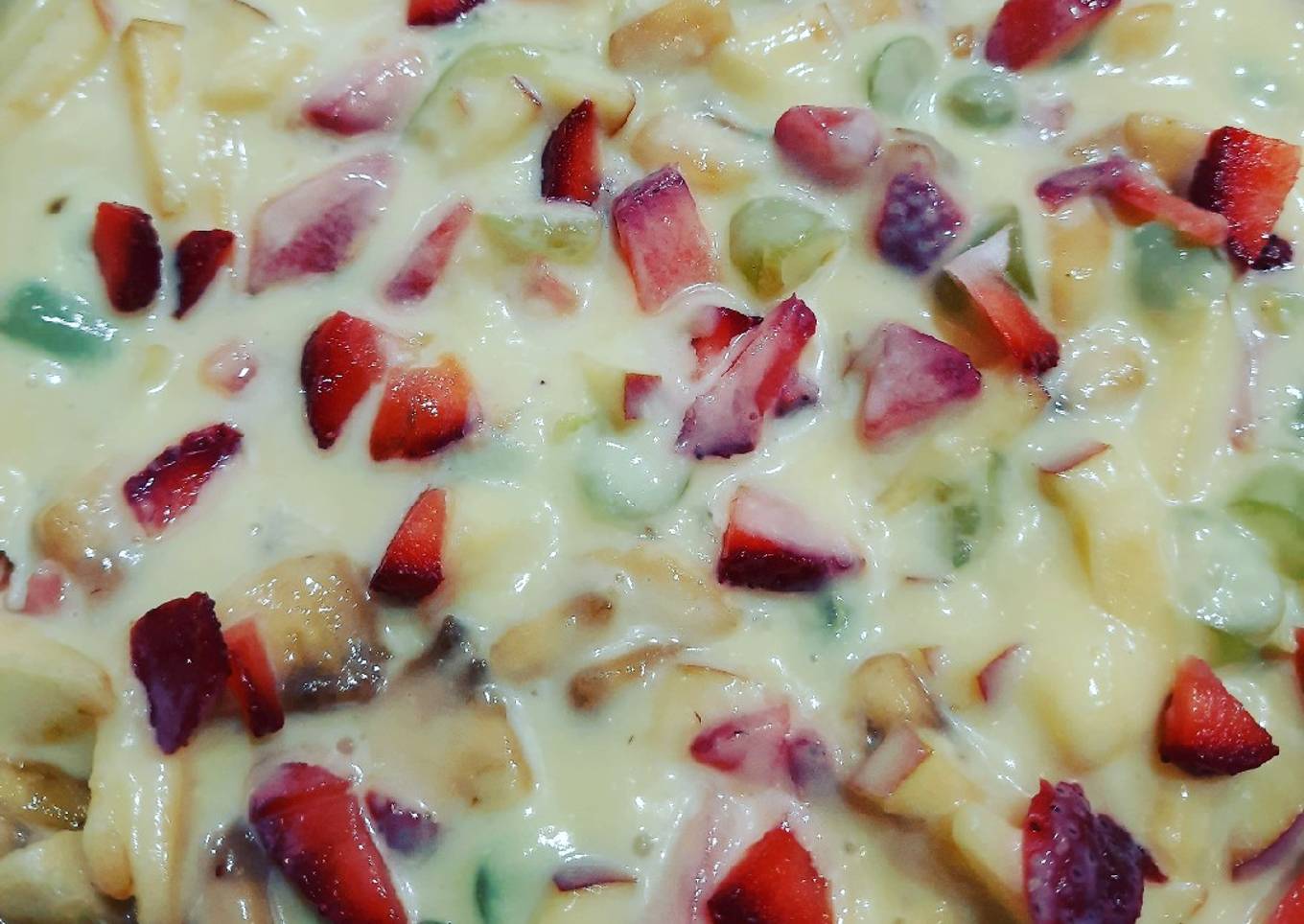 Fruit custard