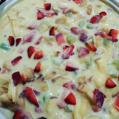A picture of Fruit custard.