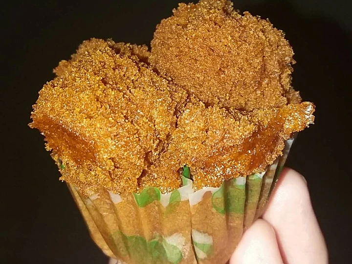 Langkah Gampang Membuat Resep Bolu kukus gula merah merekah yang  Bikin Ketagihan Anti Ribet, Mantap Sekali