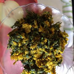 A picture of Karadi bhaji.