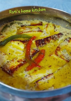 A picture of Bhapa paneer.