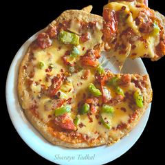 A picture of No Yeast Jain Pizza.
