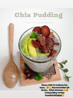 Foto resep Avocado Date Chia Pudding