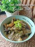 Hati & Jantung Lembu Masak Jintan Bersama Terung