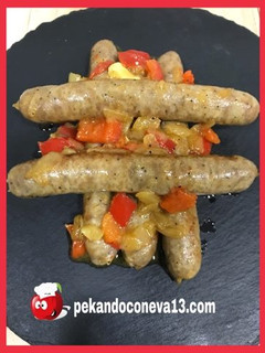 Una foto de Salchichas frescas guisadas al tio pepe