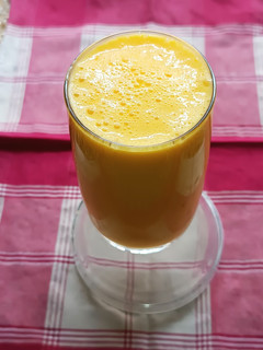 A picture of Mango Smoothie/Lassi.