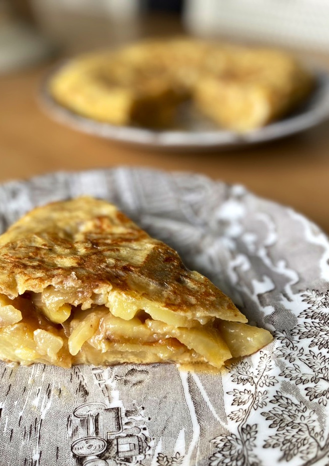 Una foto de Tortilla trufada