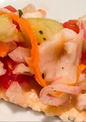 Una foto de Ceviche tropical