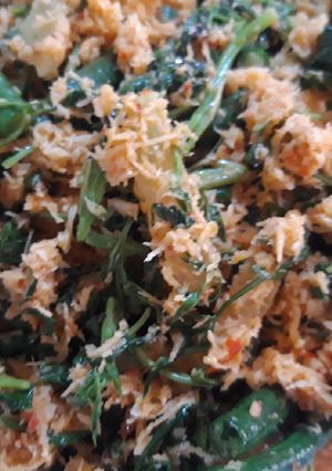 Foto resep Urap daun kenikir dan kacang panjang