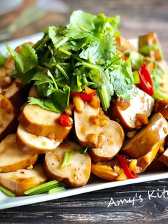涼拌素雞 (香菜保存分享) 的食譜成品照片