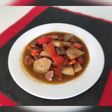 Lomo y patatas en caldo moreno 🐷🥔