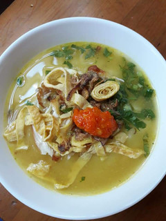 Foto resep Bubur ayam kuah soto
