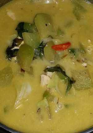 Foto resep Labu siam kuah santan