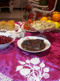 عکسی از دستور میز یلدا