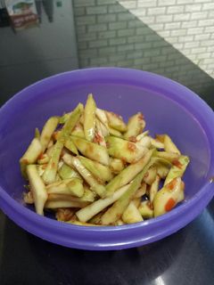 Foto resep Rujak mangga sambel terasi
