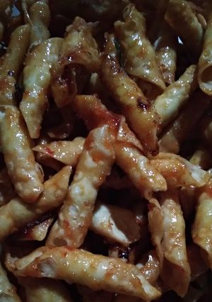 Foto resep Kacang sembunyi pedes manis