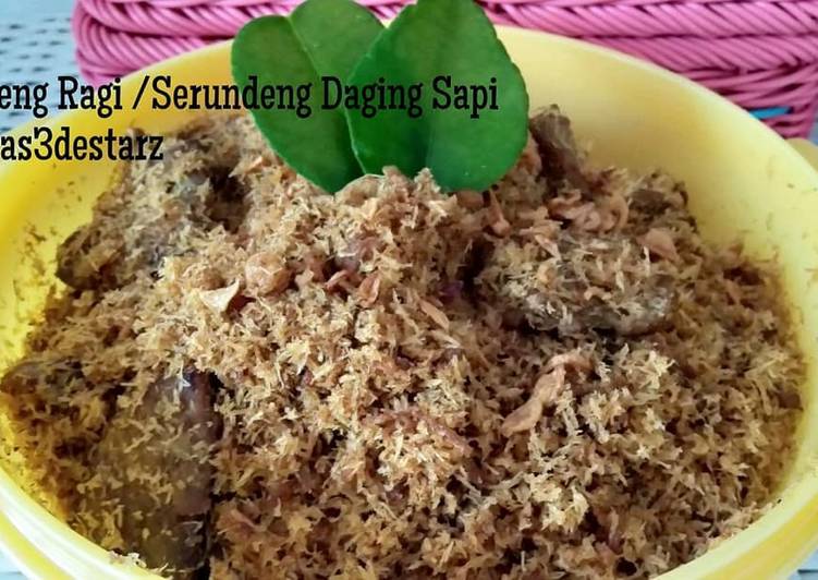Resep Dendeng Ragi / Serundeng Daging Sapi Anti Gagal